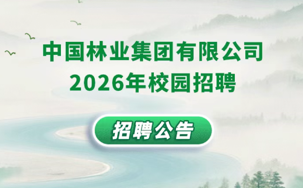 中國林業集團有限公司2026年校園招聘公告